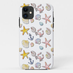 Simple Cute Beach Design  iPhone 11 Case