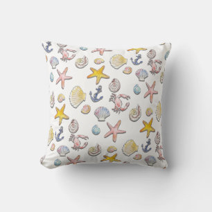 Simple Cute Beach Design Cushion