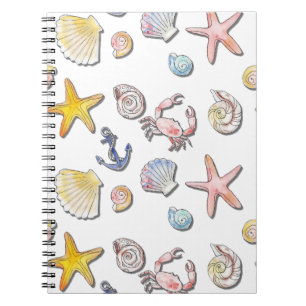 Simple Cute Beach Design Notebook