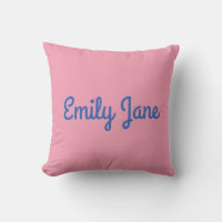 Simple Cute Blue and Pink Personalised