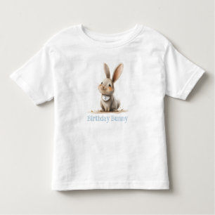 Simple Cute Bunny Birthday Kid's Toddler T-Shirt