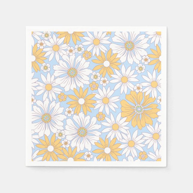 Simple Cute Floral Napkin (Front)