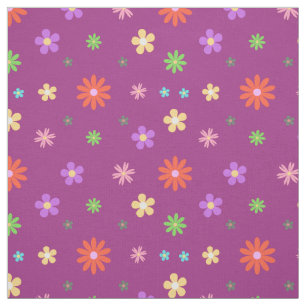 Simple Cute Floral Seamless Pattern Fabric