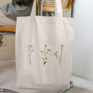 Simple Cute Floral  Tote Bag