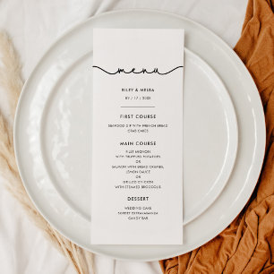 Simple cute font menu