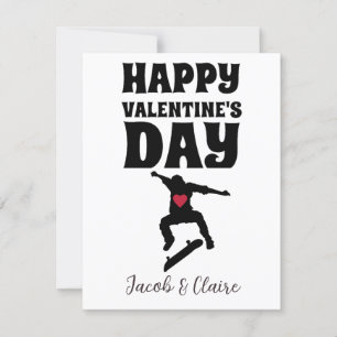 Simple Cute Heart Happy Valentines day Couple