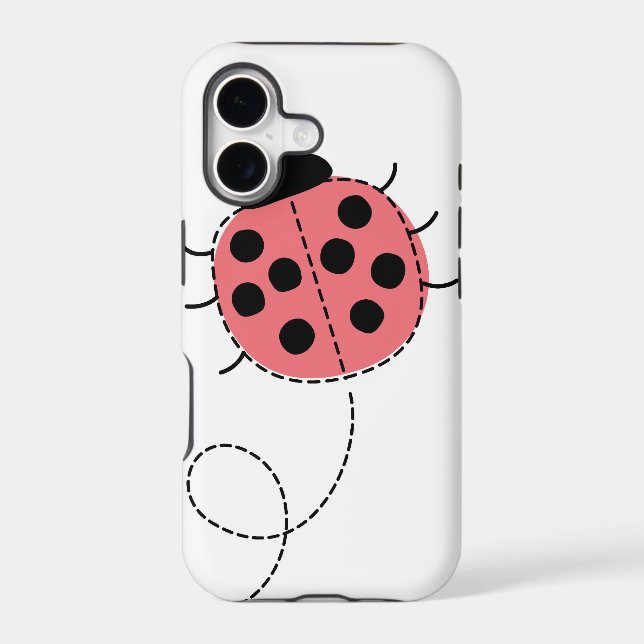 Simple cute ladybug iphone 5 case (Back)