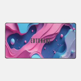 Simple cute modern art desk mat