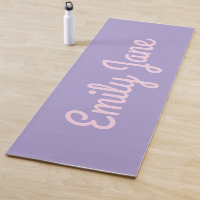 Simple Cute Pink and Purple Script Personalised