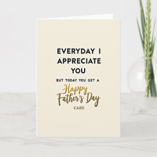 Simple Dad Love Card