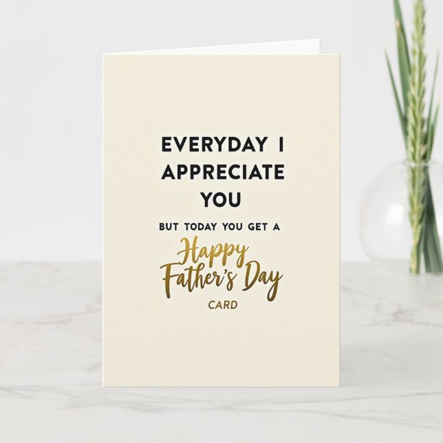 Simple Dad Love Card (Front)