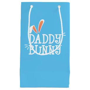 Simple Daddy Bunny Easter Typography   Gift Bag