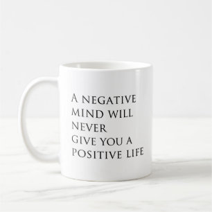 Simple Daily Motivation Elegant Quote Typography Coffee Mug