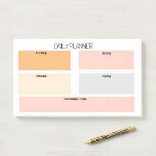 Simple Daily Organiser Planner Things To Do List Post-it Notes