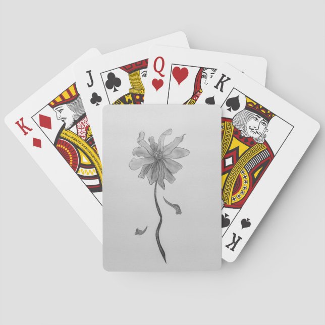 Simple Daisy Playing Cards (Back)