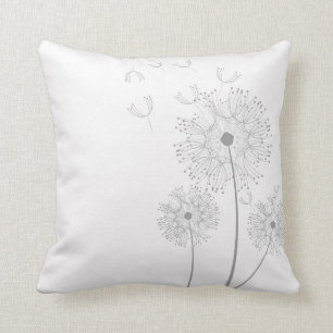 Simple Dandelion Seeds Blowing Cushion