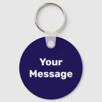 Simple Dark Blue and White Your Message Template
