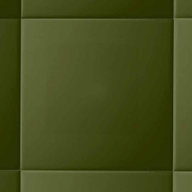 Simple Dark Olive Solid Colour Ceramic Tile (Creator Uploaded)
