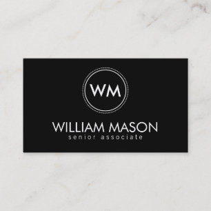 Simple Decorative Rings Business Card
