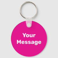 Simple Deep Pink White Your Message Text Template