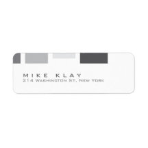 Simple Design Clean Return Address Label Template
