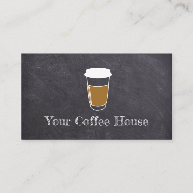 Simple design Free reward Coffee loyalty card (Front)