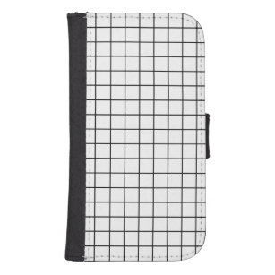 Simple design Plaid Square Pattern - Wallet Case