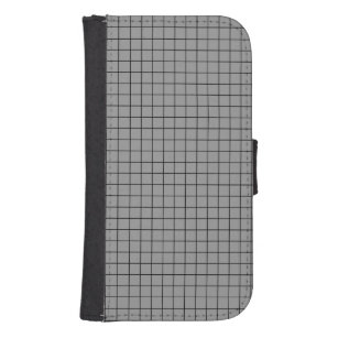 Simple design Plaid Square Pattern - Wallet Case