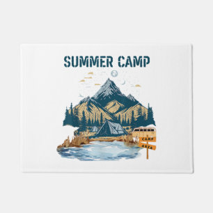 Simple Design Summer Camp Doormat