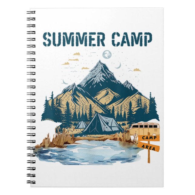 Simple Design Summer Camp Notebook (Front)