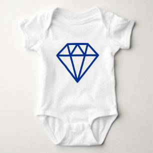 Simple Diamond Baby Bodysuit