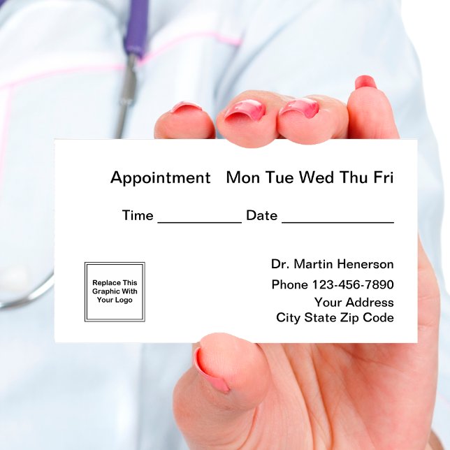 Simple Doctor Appointment Business Logo (Creator Uploaded)