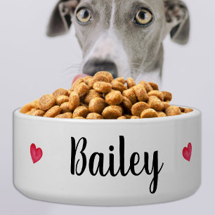 Simple Dog Personalised Food Water Ceramic Pet  Bowl