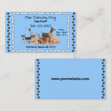 Simple Doggy Daycare Business Cards