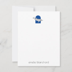 Simple Dolphin Personalised Card