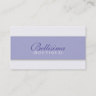 Simple Dots Periwinkle Business Card