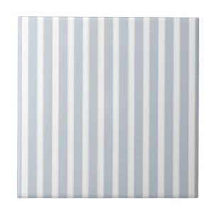 Simple double-sided decor in stripes & cage ceramic tile