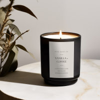 SIMPLE DUSKY EGG IVORY WHITE MINIMAL MODERN CANDLE