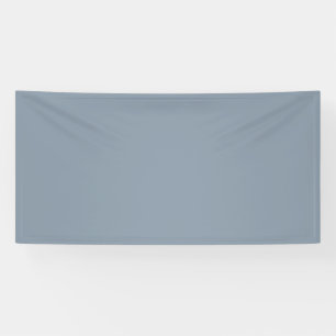 Simple dusty dove blue color banner