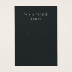 Simple earring display card