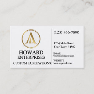 Simple Easy to Read Business Card with Your Logo