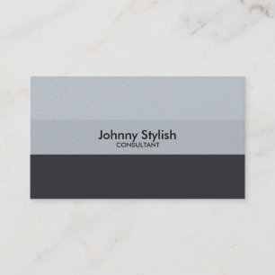 Simple elegance classy two coloured style business card