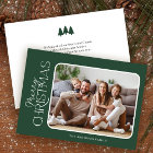 Simple Elegance Merry Christmas Photo