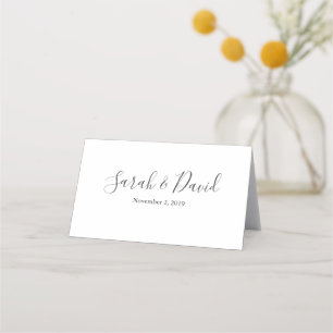 Simple Elegance Wedding Place Cards