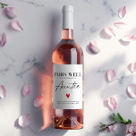 Simple Elegant Aunt Pregnancy Announcement Custom Wine Label<br><div class="desc">Simple Elegant Aunt Pregnancy Announcement Custom Wine Label</div>