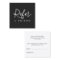 Simple Elegant Black and White Referral Card
