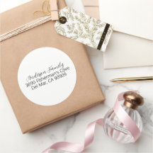 Simple Elegant Black Script Family Name