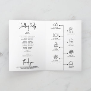 Simple Elegant Black White Modern Minimal Script Program