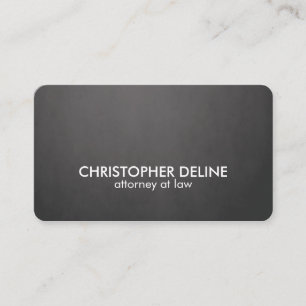 Simple Elegant Bold Texture Gray White Consultant Business Card
