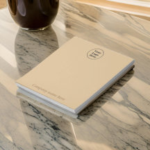 Simple elegant brown Notepad